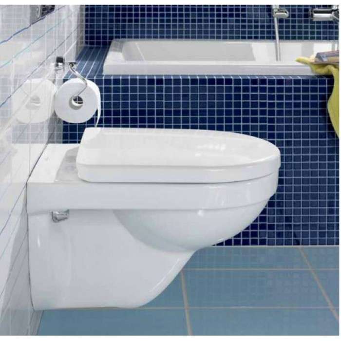 Инсталляционная система Grohe Rapid SL + подвесной унитаз V&B O.Novo без ободка с крышкой + набор гигиенического душа (38770HR7)